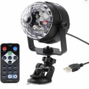 3W RGB LED DJ Disco Stage Crystal Magic Ball Party Lights with Remote Control
