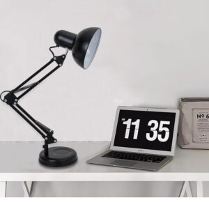 Modern LED Long Swing Arm adjustable classic desk Lamps E27 clip Table Lamp for